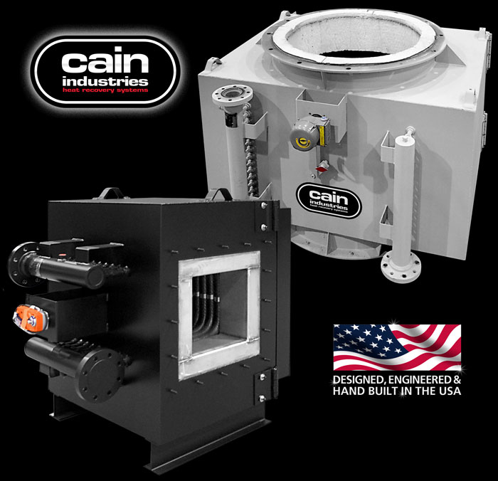 Cain Industries ITR (Incinerator Tube Recovery) Fume Incineration