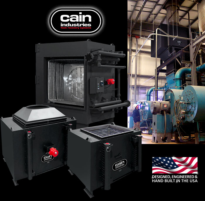Cain Industries RTR (Rectangular Tube Recovery) Boiler Economizers