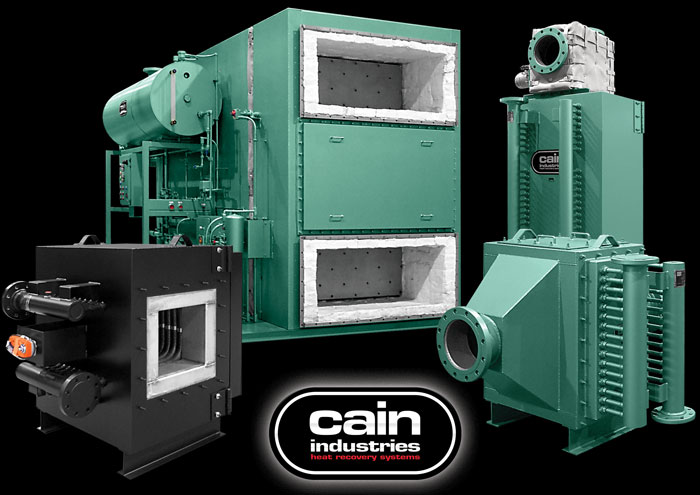 Cain Industries Fume Incineration Exhaust Heat Transfer